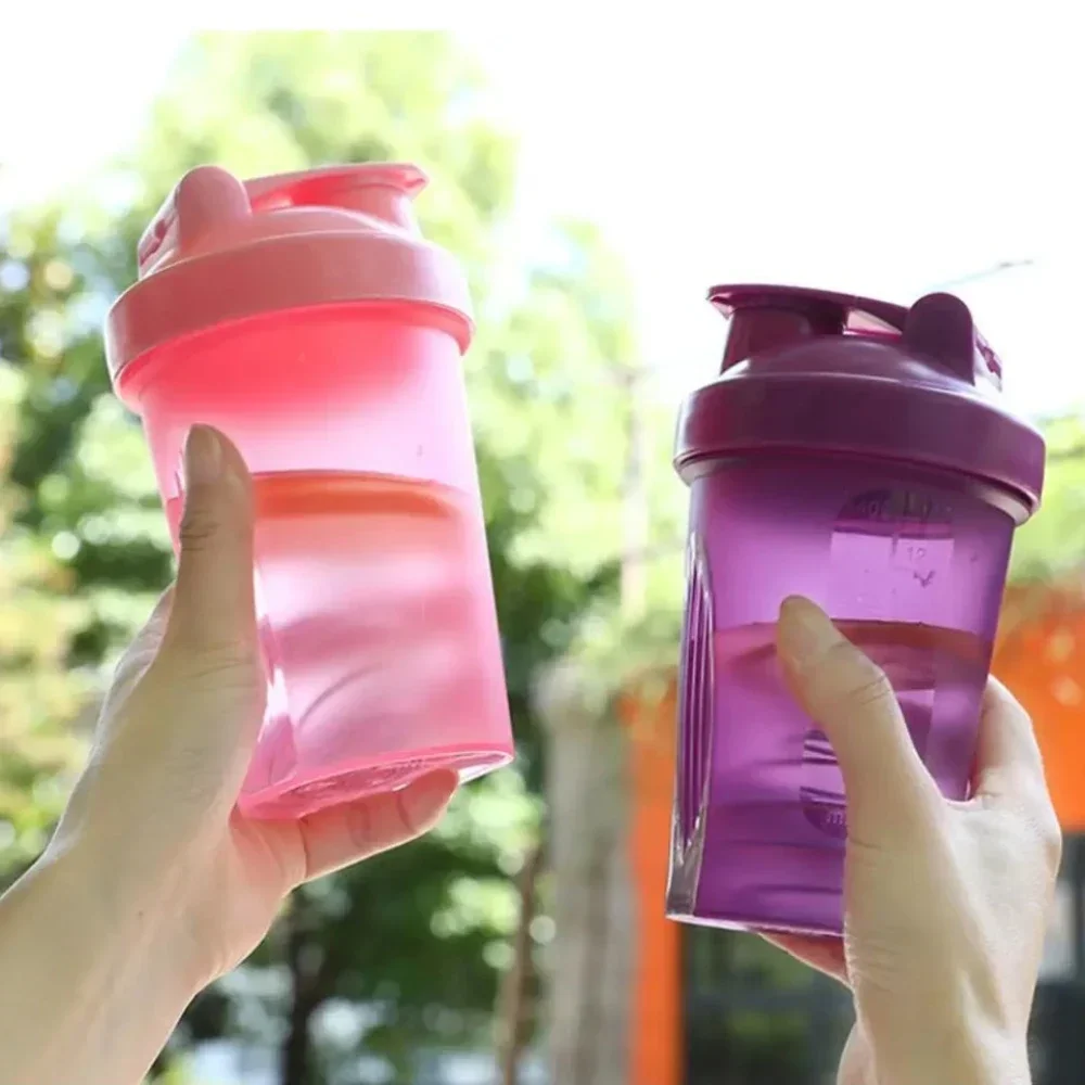 Fitness With Nutrition - 400ml Portable Plastic Drink Cup Shaker