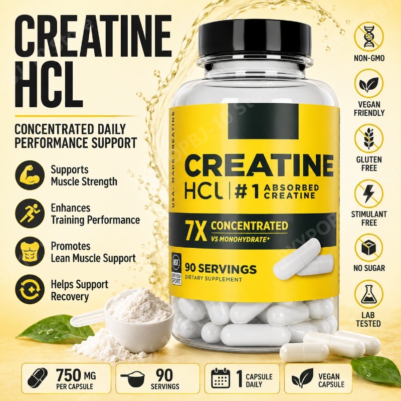 Creatine HCl 750mg 90 Capsules – обзор и цена Fitness With Nutrition