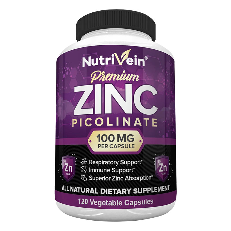 Premium Zinc Picolinate 100mg  – обзор и цена Nutrition Zinc