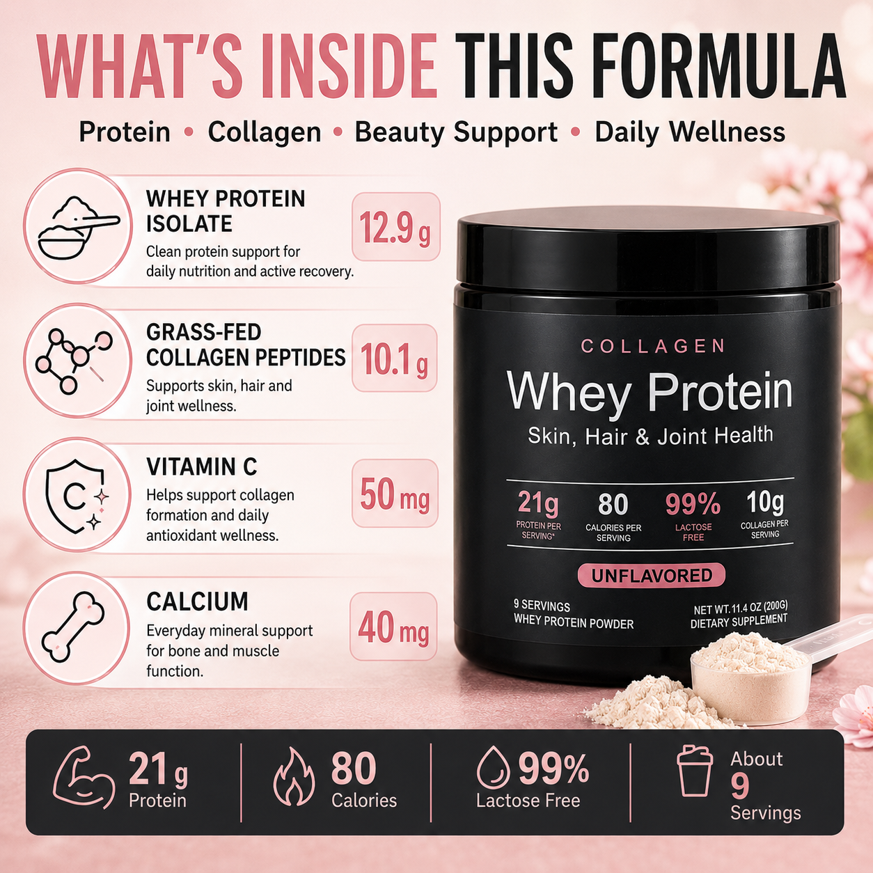 Collagen Whey Protein Powder 2 – обзор и цена Fitness With Nutrition