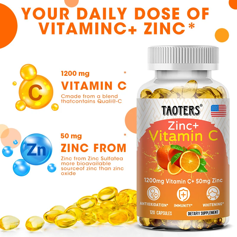 Taoters Vitamin C + Zinc Suppl – обзор и цена Nutrition Zinc