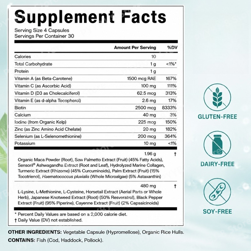 Daily Hair and Scalp Nutrition – обзор и цена Nutrition Zinc