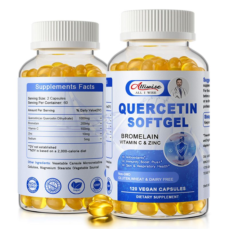Alliwise Quercetin Softgel wit – обзор и цена Nutrition Zinc