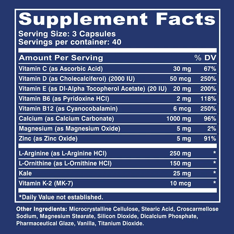Vitamin D + Calcium and Zinc N – обзор и цена Nutrition Zinc