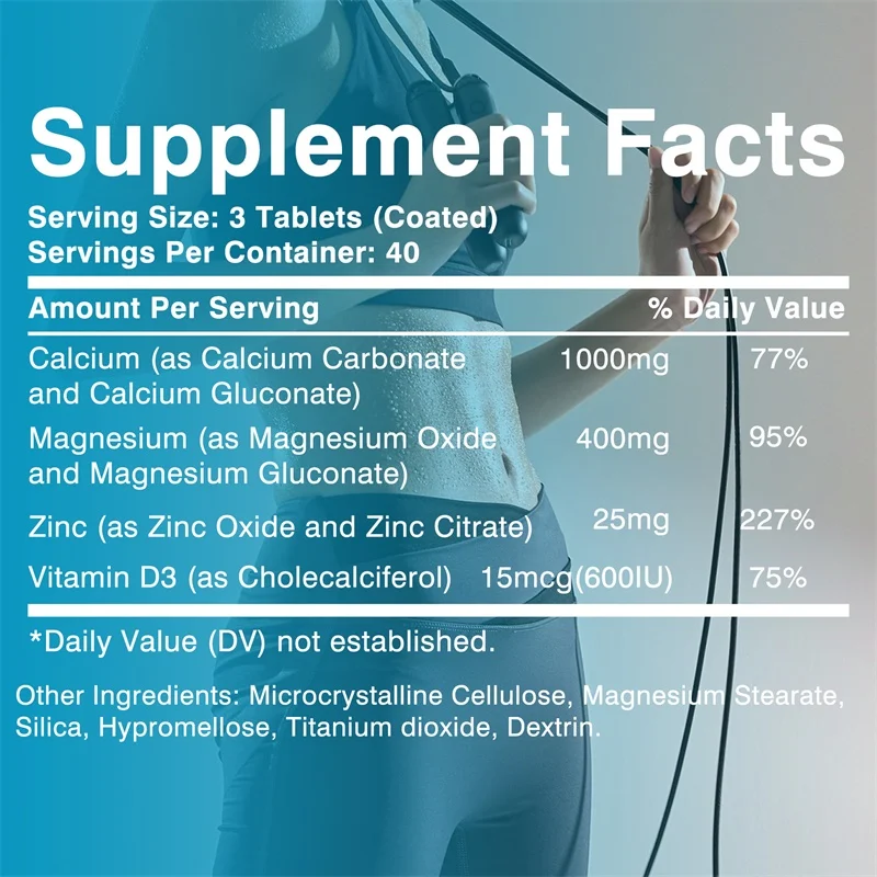 Calcium Magnesium Zinc Vitamin – обзор и цена Nutrition Zinc