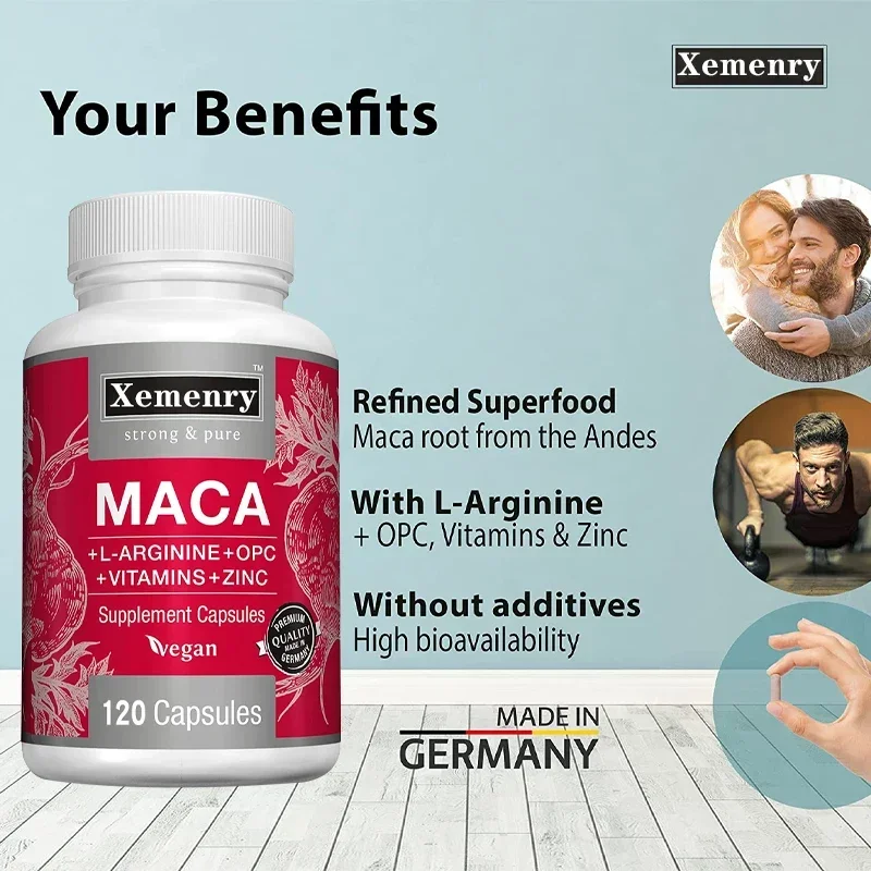 Maca Root Capsules + L-Arginin – обзор и цена Nutrition Zinc